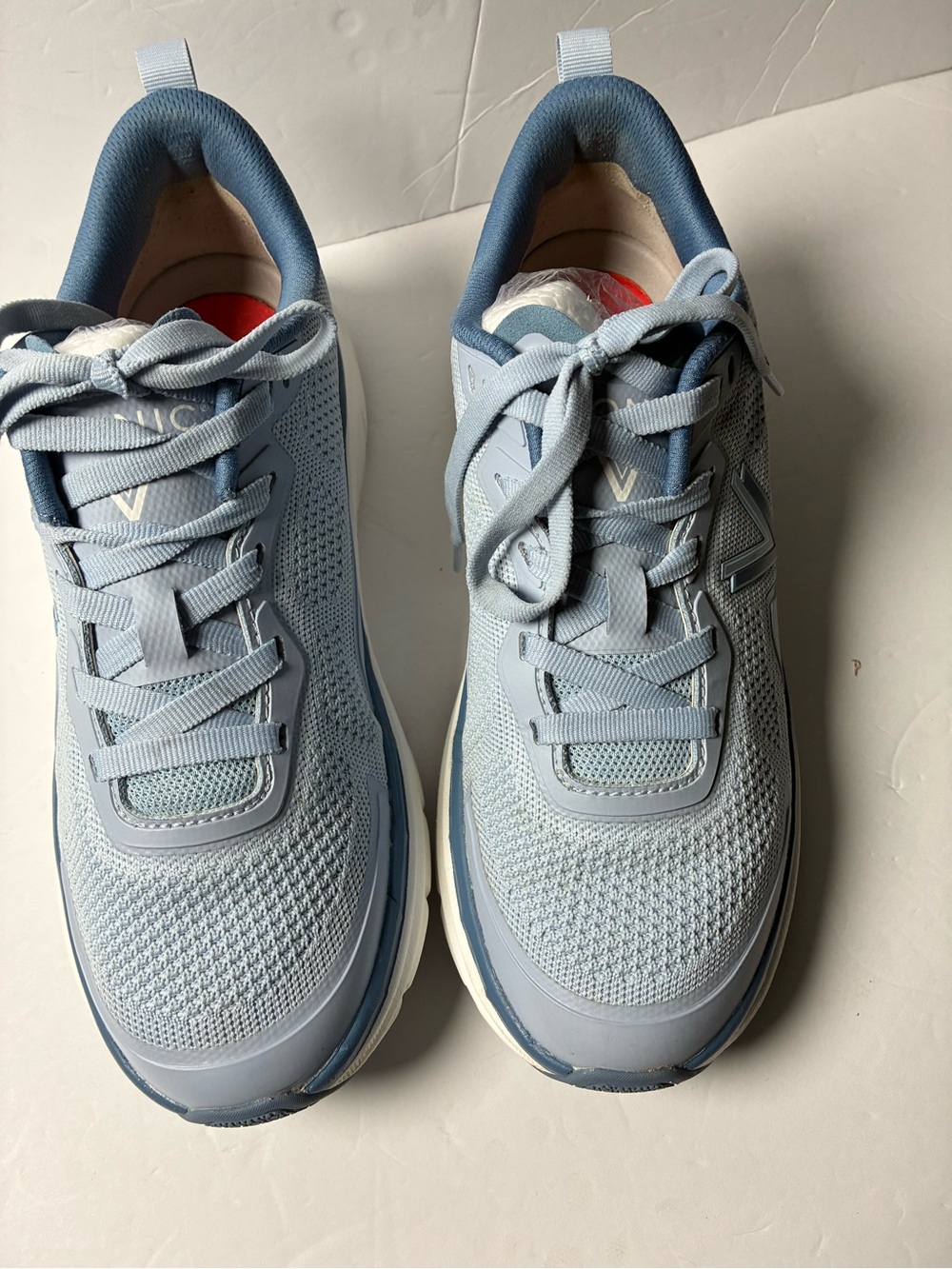 Vionic Light Blue Knit Walking Sneakers